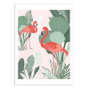 Art-Poster - Flamingo Dreams - Goed Blauw