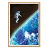 Art-Poster - Space Walk - Goed Blauw