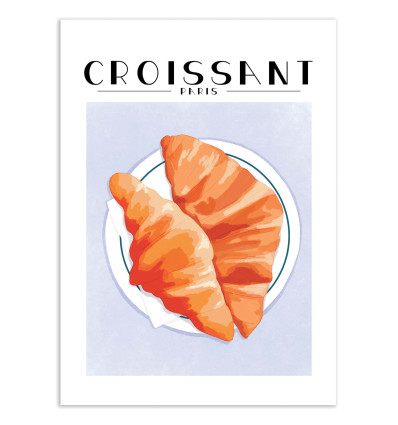 Art-Poster - Croissant - Paris ByKammille