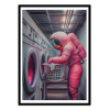 Art-Poster - Astronaut Doing Laundry - Baard Martinussen