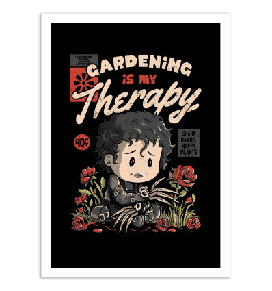 Art-Poster - Gardening is my therapy - EduEly