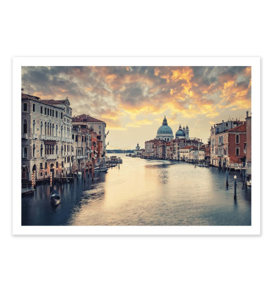 Art-Poster - Grand canal Venise - Manjik Pictures