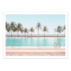 Art-Poster - Pool by the sea - Manjik Pictures