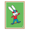 Art-Poster - Simon SUper rabbit skating - Simon Super Rabbit