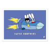 Art-Poster - Super Brothers Rocket - Simon Super Rabbit