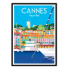 Art-Poster - Cannes Vieux Port - Raphael Delerue