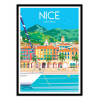 Art-Poster - Nice Côte d'Azur - Raphael Delerue
