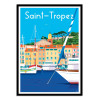 Art-Poster - Saint Tropez - Raphael Delerue