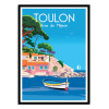 Art-Poster - Toulon Anse de Méjean - Raphael Delerue