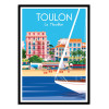 Art-Poster - Toulon Le Mourillon - Raphael Delerue