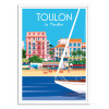 Art-Poster - Toulon Le Mourillon - Raphael Delerue