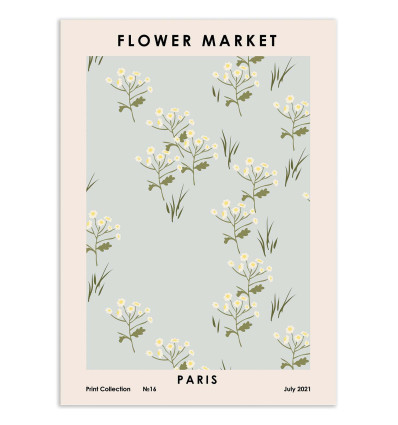 Art-Poster - Flower Market Paris - NKTN