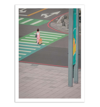 Art-Poster - Crosswalking - Yi-Tang Wang