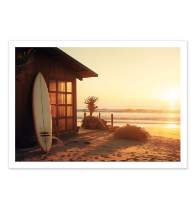 Art-Poster - California Pacific Sunset - Philippe Hugonnard