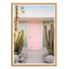 Art-Poster - Palm Springs Pink door - Philippe Hugonnard