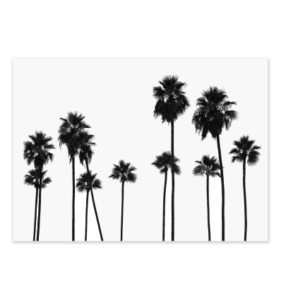 Art-Poster - Palm Trees LA - Philippe Hugonnard