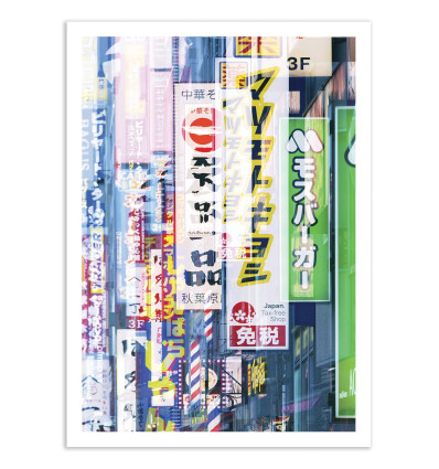 Art-Poster - Tokyo Japan Drift - Philippe Hugonnard