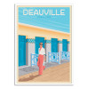 Art-Poster - Deauville Les planches - Olahoop Travel Posters