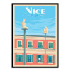 Art-Poster - Nice Statues Jaume conversation - Olahoop Travel Posters