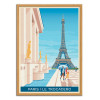 Art-Poster - Paris Trocadero - Olahoop Travel Posters