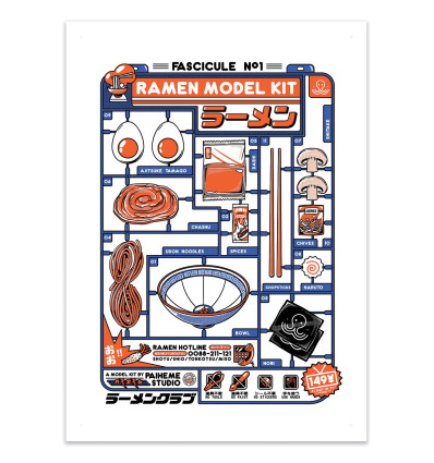 Art-Poster - Ramen kit - Paiheme Studio
