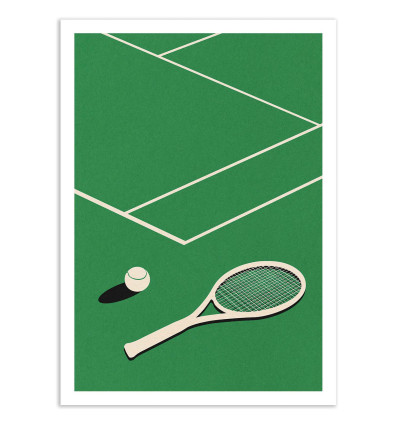 Art-Poster - Lawn Tennis club - Rosi Feist