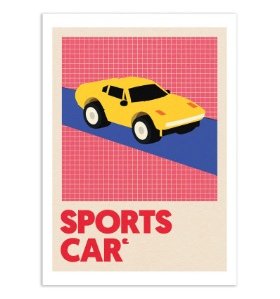 Art-Poster - Sports car - Rosi Feist