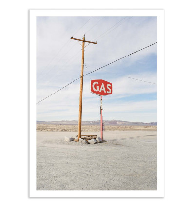 Art-Poster - Nevada Gas Station - Nick Dantzer