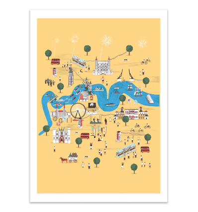 Art-Poster - Totally Thames - Alex Foster