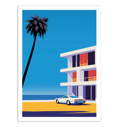 Art-Poster - Summer car - Vistas Studio