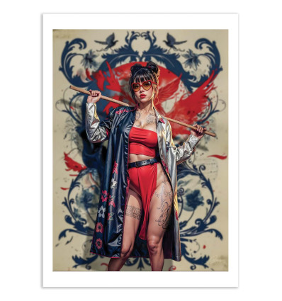 Art-Poster - Geisha - Alexandre Granger