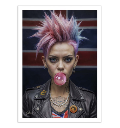 Art-Poster - God save the punk - Alexandre Granger