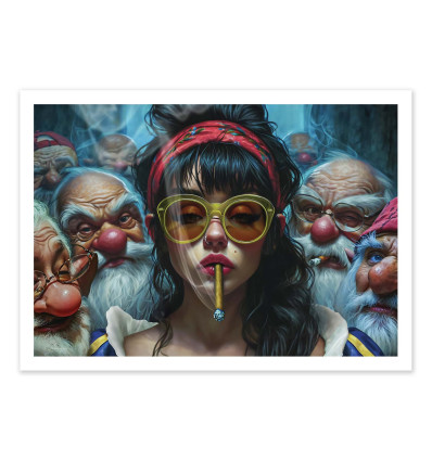 Art-Poster - Snow white - Alexandre Granger