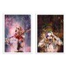 2 Art-Posters 30 x 40 cm - Duo Harley Quinn and Joker - Wisesnail