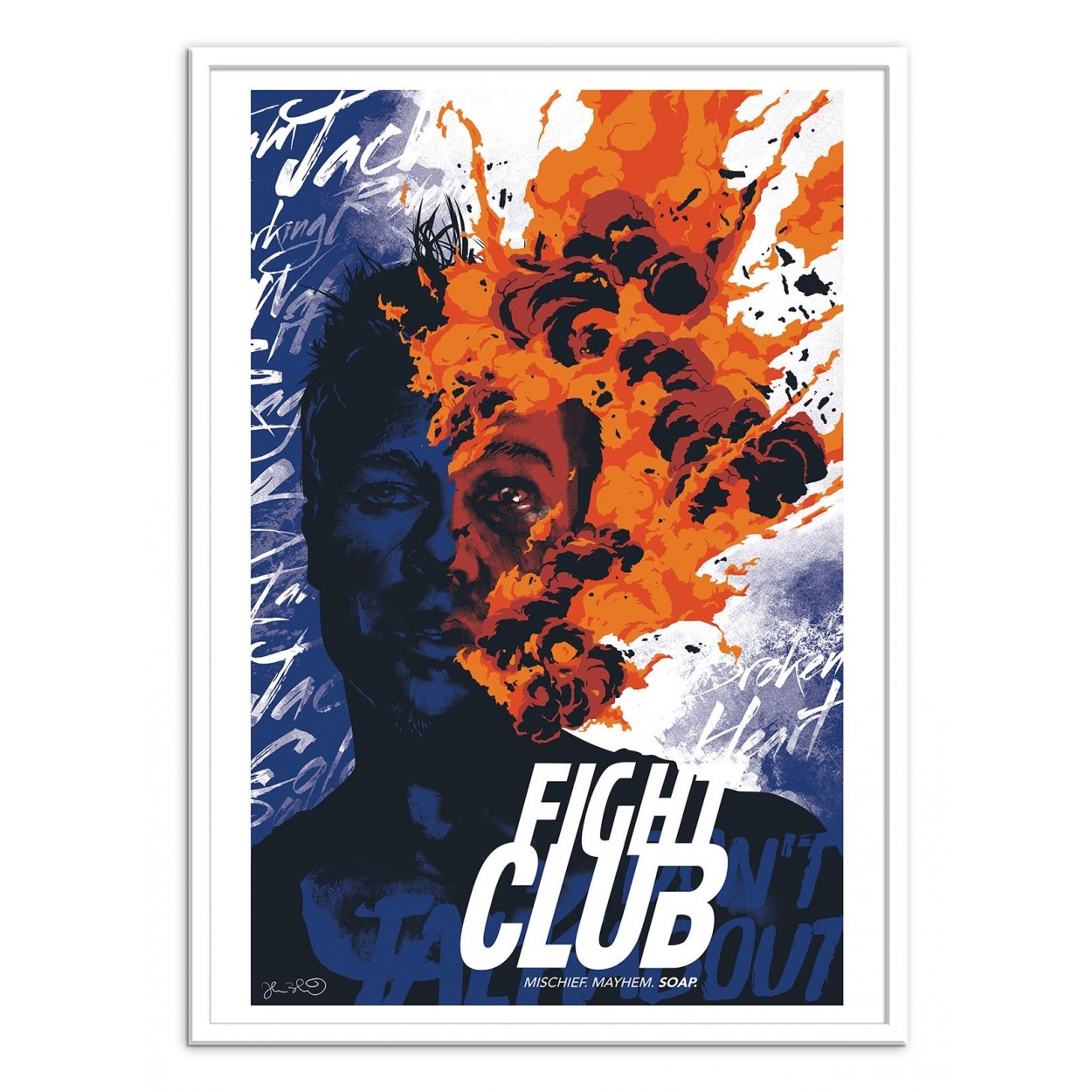 Affiche 50x70 Bleu - The Poster Club