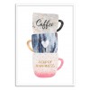 Art-Poster 50 x 70 cm - A cup of Happiness - Elisabeth Fredriksson