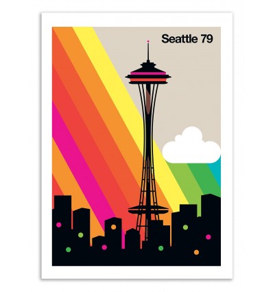 Art-Poster 50 x 70 cm - Seattle 79 - Bo Lundberg