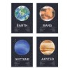 4 Art-Posters 20 x 30 cm - Pack 4 planets - Tracie Andrews