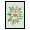 Art-Poster 50 x 70 cm - Flamingos - Cat Coquillette