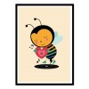 Art-Poster 50 x 70 cm - Bee yourself - Andy Westface