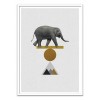 Art-Poster 50 x 70 cm - Circus Elephant - Orara Studio
