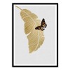 Art-Poster 50 x 70 cm - Butterfly and palm - Orara Studio