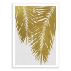 Art-Poster 50 x 70 cm - Palm Leaf Gold - Orara Studio