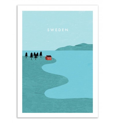 Art-Poster 50 x 70 cm - Sweden - Katinka Reinke