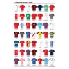 Art-Poster 50 x 70 cm - Legendary Football Teams - Olivier Bourdereau
