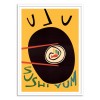 Art-Poster 50 x 70 cm - Yum Sushi - Fox and Velvet
