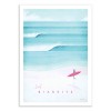 Art-Poster 50 x 70 cm - Surf Biarritz - Henry Rivers