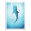 Art-Poster 50 x 70 cm - Whale Shark - Henry Rivers
