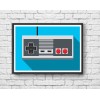 Art-Poster - Retro Controller : manette NES - Olivier, Wall Editions