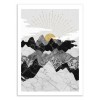 Art-Poster 50 x 70 cm - Sun Rise - Kookie Pixel